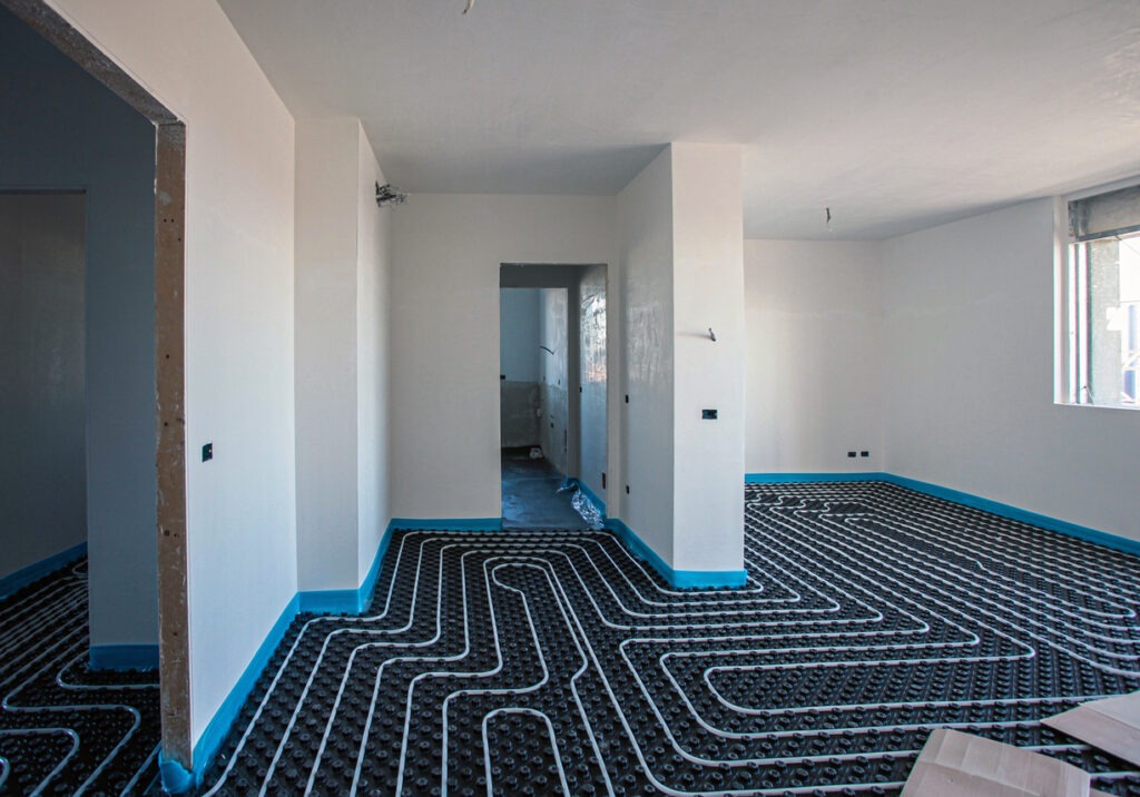 Underfloor heating - Photo by MikeDot on iStock